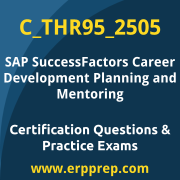 Access our free C_THR95_2505 dumps and SAP SuccessFactors Career Development Planning and Mentoring dumps, along with C_THR95_2505 PDF downloads and SAP SuccessFactors Career Development Planning and Mentoring PDF downloads, to prepare effectively for your C_THR95_2505 Certification Exam.