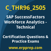 Access our free C_THR96_2505 dumps and SAP SuccessFactors Workforce Analytics - Technical dumps, along with C_THR96_2505 PDF downloads and SAP SuccessFactors Workforce Analytics - Technical PDF downloads, to prepare effectively for your C_THR96_2505 Certification Exam.