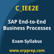 SAP C_IEE2E certification syllabus and learning journey for the SAP Certified - Implementation Consultant - End-to-End Business Processes for SAP Business Suite exam