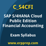 SAP C_S4CFI certification syllabus and learning journey for the SAP Certified - Implementation Consultant - SAP S/4HANA Cloud Public Edition, Financial Accounting exam