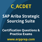 SAP C_ACDET Mock Test and SAP Ariba Strategic Sourcing Suite Simulation