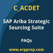 SAP C_ACDET exam frequently asked questions for the SAP Certified - Configuring SAP Ariba Strategic Sourcing Suite certification