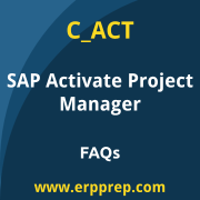 SAP C_ACT exam frequently asked questions for the SAP Certified - Project Manager - SAP Activate certification