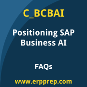 SAP C_BCBAI exam frequently asked questions for the SAP Certified - Positioning SAP Business AI Solutions as part of SAP Business Suite certification