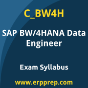 SAP C_BW4H certification syllabus and learning journey for the SAP Certified - Data Engineer - SAP BW/4HANA exam