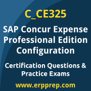 SAP C_CE325 Mock Test and SAP Concur Expense Professional Edition Configuration Simulation