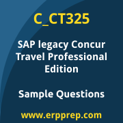 SAP C_CT325 sample questions and scenario-based exam practice for the SAP Certified - Configuration Consultant - legacy Concur Travel Professional Edition certification