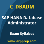 SAP C_DBADM certification syllabus and learning journey for the SAP Certified Associate - Database Administrator - SAP HANA exam