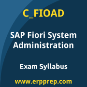 SAP C_FIOAD certification syllabus and learning journey for the SAP Certified - SAP Fiori System Administration exam
