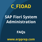 SAP C_FIOAD exam frequently asked questions for the SAP Certified - SAP Fiori System Administration certification