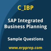 SAP C_IBP sample questions and scenario-based exam practice for the SAP Certified - SAP Integrated Business Planning certification