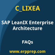 SAP C_LIXEA exam frequently asked questions for the SAP Certified - Enterprise Architecture Consultant - SAP LeanIX certification