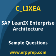 SAP C_LIXEA sample questions and scenario-based exam practice for the SAP Certified - Enterprise Architecture Consultant - SAP LeanIX certification