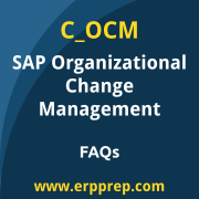 SAP C_OCM exam frequently asked questions for the SAP Certified - Organizational Change Management certification
