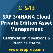 SAP C_S43 Mock Test and SAP S/4HANA Cloud Private Edition Asset Management Simulation
