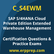 SAP C_S4EWM Mock Test and SAP S/4HANA Cloud Private Edition Extended Warehouse Management Simulation