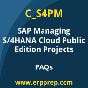 SAP C_S4PM exam frequently asked questions for the SAP Certified - Managing SAP S/4HANA Cloud Public Edition Projects certification