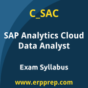 SAP C_SAC certification syllabus and learning journey for the SAP Certified - Data Analyst - SAP Analytics Cloud exam