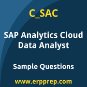 SAP C_SAC sample questions and scenario-based exam practice for the SAP Certified - Data Analyst - SAP Analytics Cloud certification