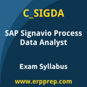 SAP C_SIGDA certification syllabus and learning journey for the SAP Certified - Process Data Analyst - SAP Signavio exam