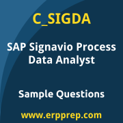 SAP C_SIGDA sample questions and scenario-based exam practice for the SAP Certified - Process Data Analyst - SAP Signavio certification