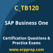 SAP C_TB120 Mock Test and SAP Business One Simulation