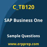 SAP C_TB120 sample questions and scenario-based exam practice for the SAP Certified - SAP Business One certification