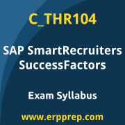 SAP C_THR104 certification syllabus and learning journey for the SAP Certified - SmartRecruiters for SAP SuccessFactors exam