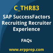SAP C_THR83 exam frequently asked questions for the SAP Certified - SAP SuccessFactors Recruiting: Recruiter Experience certification