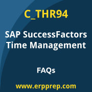 SAP C_THR94 exam frequently asked questions for the SAP Certified - SAP SuccessFactors Time Management certification