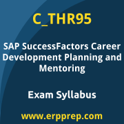 SAP C_THR95 certification syllabus and learning journey for the SAP Certified - SAP SuccessFactors Career Development Planning and Mentoring exam