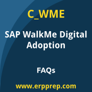 SAP C_WME exam frequently asked questions for the SAP Certified - WalkMe Digital Adoption Consultant certification