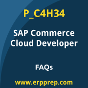 SAP P_C4H34 exam frequently asked questions for the SAP Certified - Developer - SAP Commerce Cloud certification