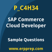 SAP P_C4H34 sample questions and scenario-based exam practice for the SAP Certified - Developer - SAP Commerce Cloud certification