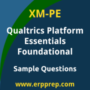 Get XM-PE Dumps Free, and SAP Qualtrics Platform Essentials PDF Download for your Qualtrics Platform Essentials Foundational Certification. Access XM-PE Free PDF Download to enhance your exam preparation.